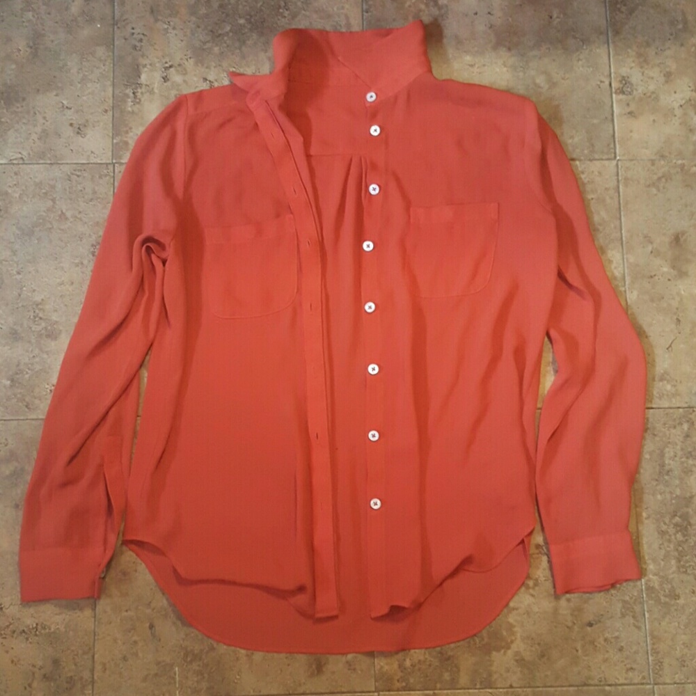Red blouse size medium